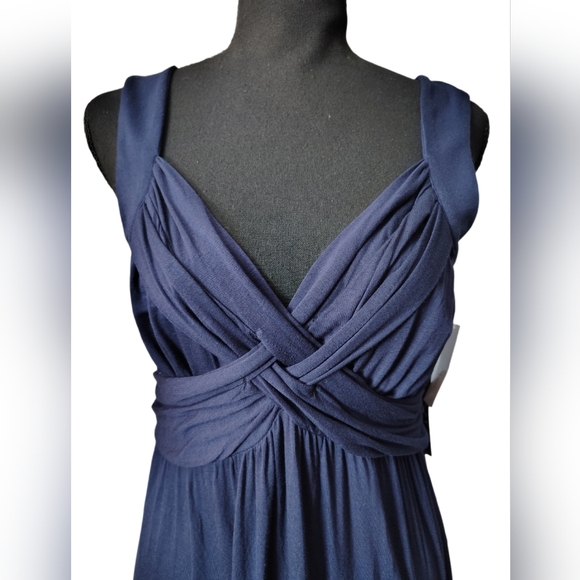 New York & Company Navy Empire Waist Dress – NWT – Wedding Guest / Homecoming - Picture 3 of 11